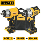 DeWalt 20V MAX XR Brushless 2-Tool Combo Kit DCF922 1/2" Impact Wrench DCF887 1/4" Impact Driver with Storage Bag