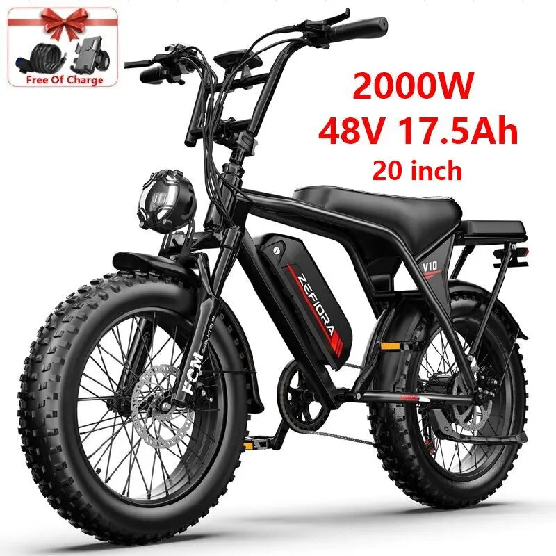 Cheap 20 26 Inch Bicycle Electric,1000w 2000w 30-60mile 48v Battery Aluminum Alloy Adjustable Front Brake Seat,for Electric Bike