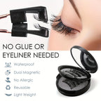8pcs Magnetic Eyelash Kit Natural False Lashes Waterproof Eyelashes Extension Kit Reusable Wispy False Eyelashes Makeup Tools