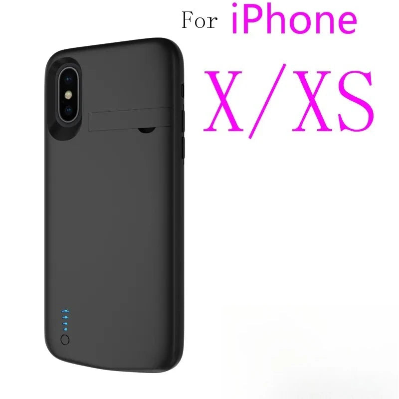 10000mAh Battery Charger Case Powerbank For IPhone 6 7 8 SE X XS XR 11 12 13 14 15 16 pro Backup External Phone Charging Case