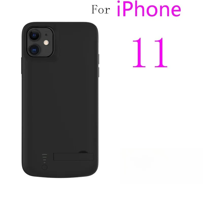 10000mAh Battery Charger Case Powerbank For IPhone 6 7 8 SE X XS XR 11 12 13 14 15 16 pro Backup External Phone Charging Case