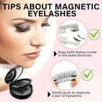 8pcs Magnetic Eyelash Kit Natural False Lashes Waterproof Eyelashes Extension Kit Reusable Wispy False Eyelashes Makeup Tools