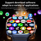 8GB+128GB RAM 5G/4G Android 9.0 Smart Watch 2.4 inch AMOLED 2100mah Battery 900W Camera GPS WIFI Google APPS Download Smartwatch