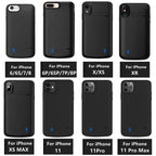 10000mAh Battery Charger Case Powerbank For IPhone 6 7 8 SE X XS XR 11 12 13 14 15 16 pro Backup External Phone Charging Case