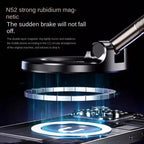Vacuum Strong Magnetic Car Phone Holder Foldable Design 360° Adjustable Foldable Car Vacuum Mount For Car/Desk/Bathroom/Universa