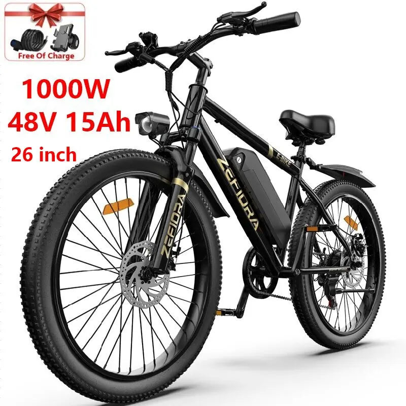 Cheap 20 26 Inch Bicycle Electric,1000w 2000w 30-60mile 48v Battery Aluminum Alloy Adjustable Front Brake Seat,for Electric Bike