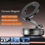 Vacuum Strong Magnetic Car Phone Holder Foldable Design 360° Adjustable Foldable Car Vacuum Mount For Car/Desk/Bathroom/Universa