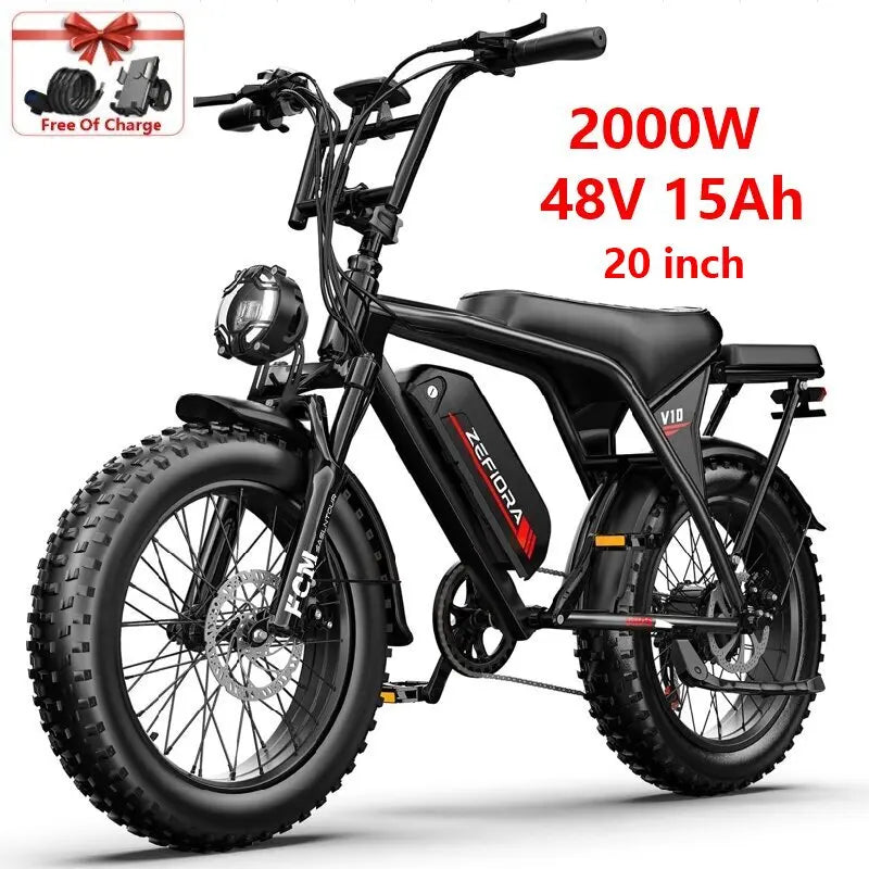 Cheap 20 26 Inch Bicycle Electric,1000w 2000w 30-60mile 48v Battery Aluminum Alloy Adjustable Front Brake Seat,for Electric Bike