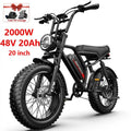 Cheap 20 26 Inch Bicycle Electric,1000w 2000w 30-60mile 48v Battery Aluminum Alloy Adjustable Front Brake Seat,for Electric Bike